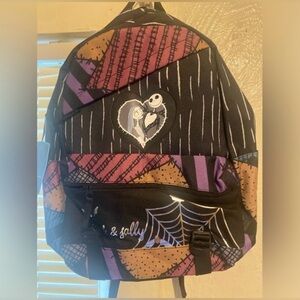 Disney Nightmare before Christmas jack and sally bookbag